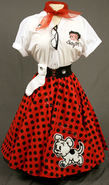 Betty Boop Poodle Skirt with Shirt